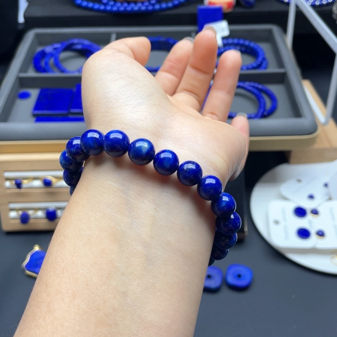 未镶嵌青金石手链9nm福利