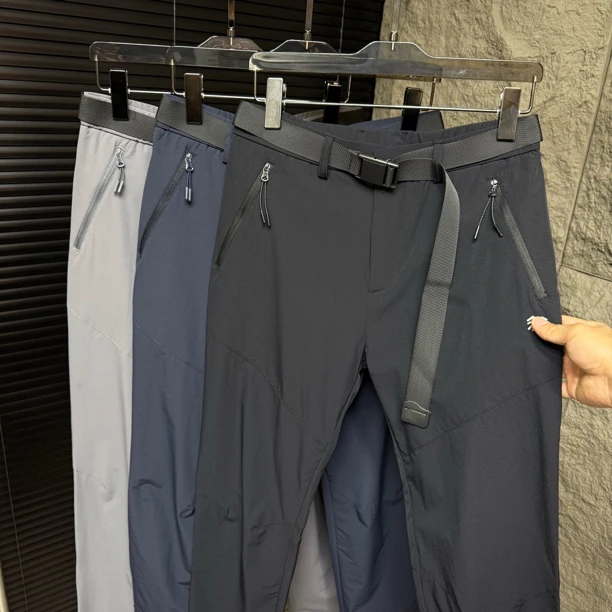 9992夏季户外软壳直筒冲锋裤