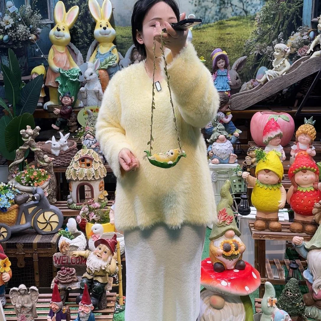 摆件花园摆件红红火火