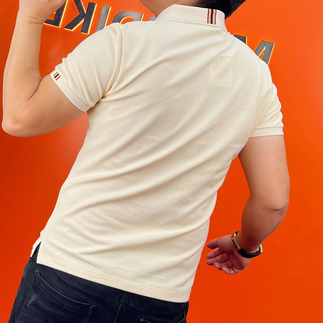 格拉图夏季休闲时尚百搭刺绣免熨免烫男士短袖翻领POLO衫  61062