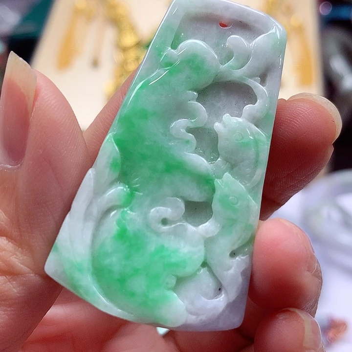 颈饰未镶嵌翡翠翡翠