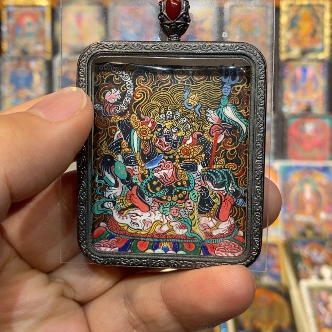 吊坠没***了开播特惠大黑天唐卡