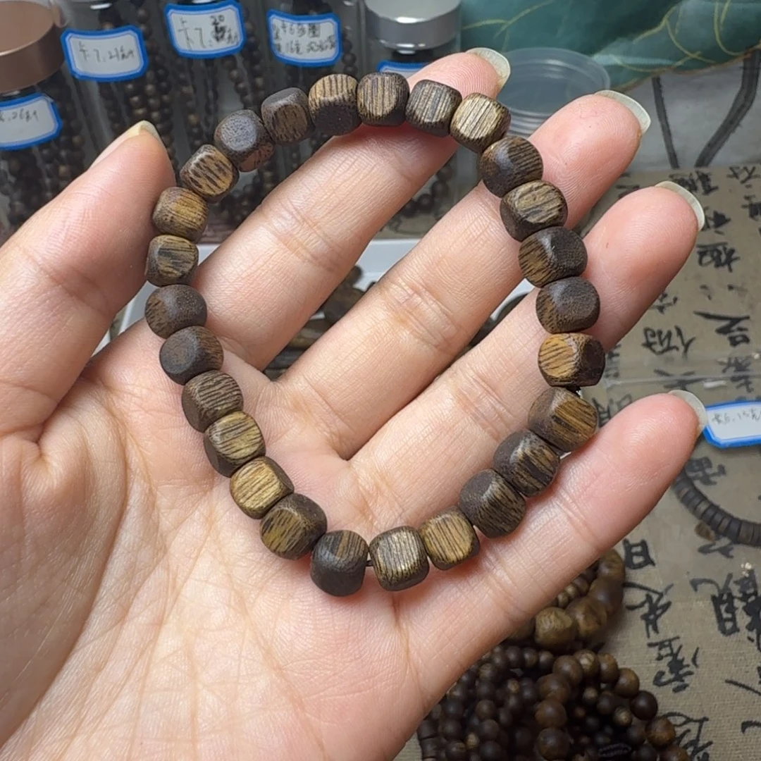 沉香沉香碎屑卡6方糖珠