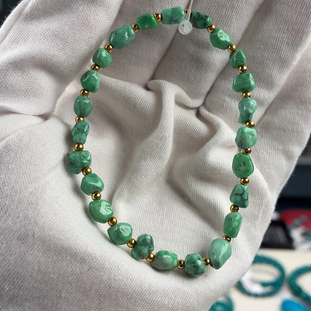 绿松石未镶嵌配饰6mm