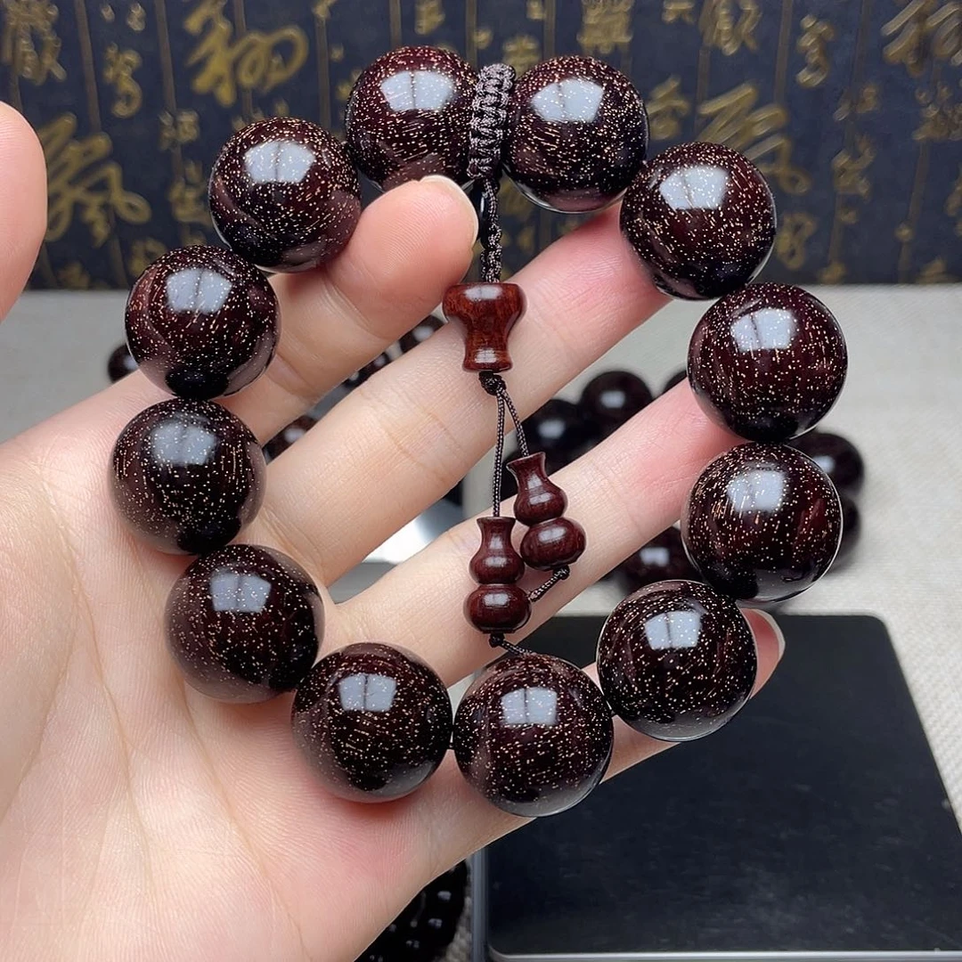 檀香紫檀（小叶紫檀）2.0 12颗 高油密 爆满金星