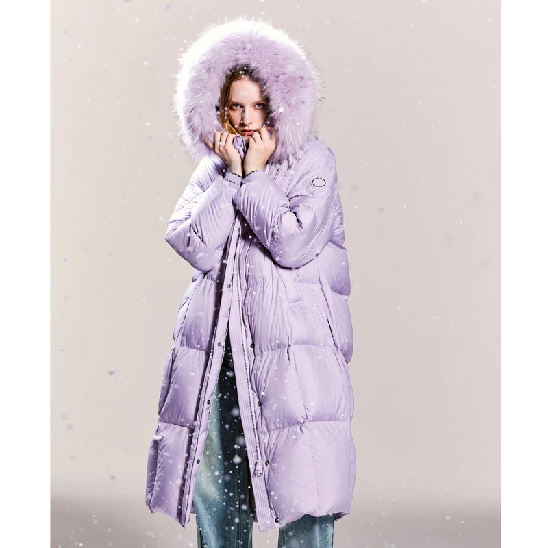 可可尼cocoon羽绒服女冬季新款女士中长款小个子鸭绒泡芙外套