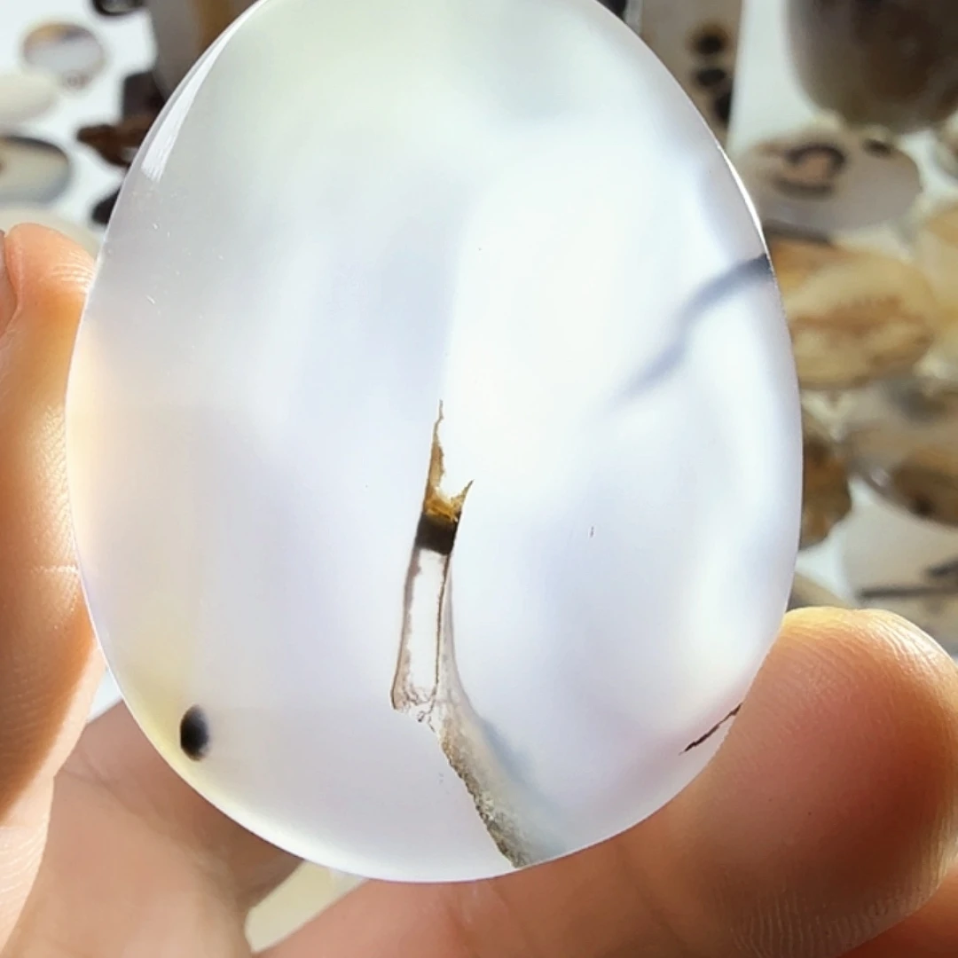 未镶嵌玛瑙/玉髓珠宝半成品