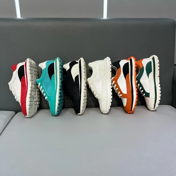 【皮鞋尺码】春夏新款皮网拼接时尚百搭洋气男潮鞋阿甘鞋