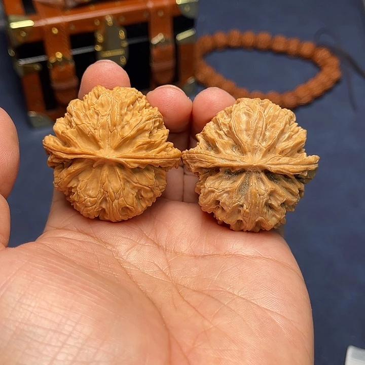 把件文玩核桃43苹果饼0907-1