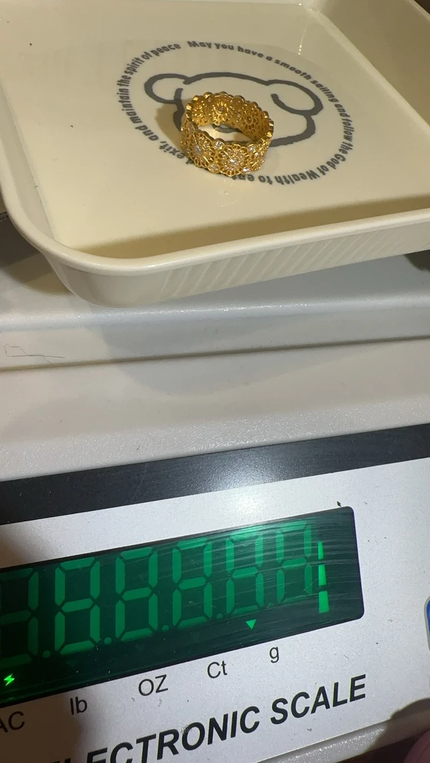 足金精品工艺戒指