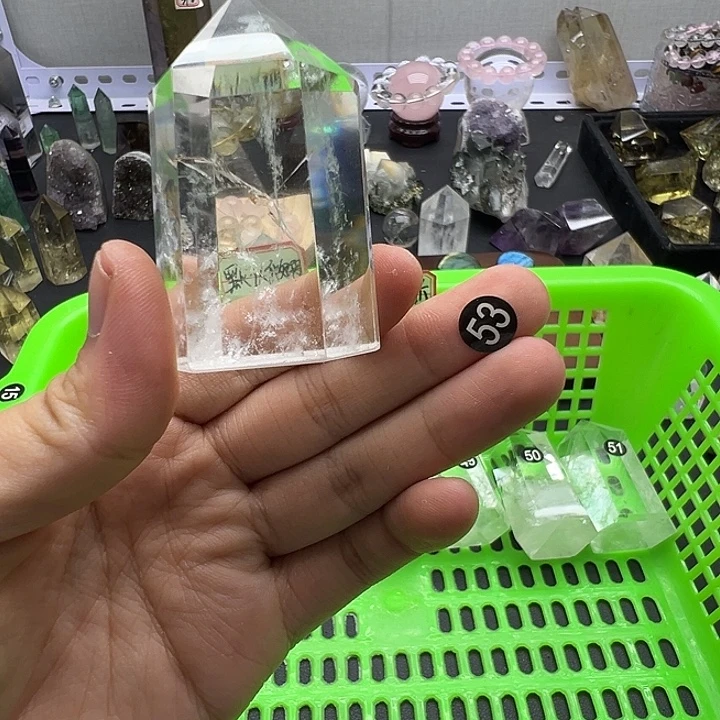 水晶天然水晶半成品未镶嵌默认微瑕