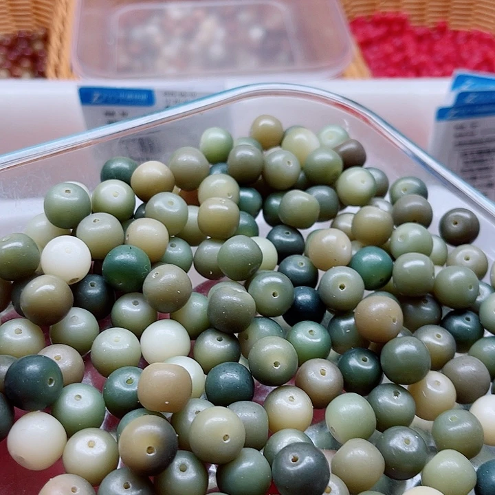 白玉菩提吊坠12青提胖苹果60颗卡灯牌宠60颗