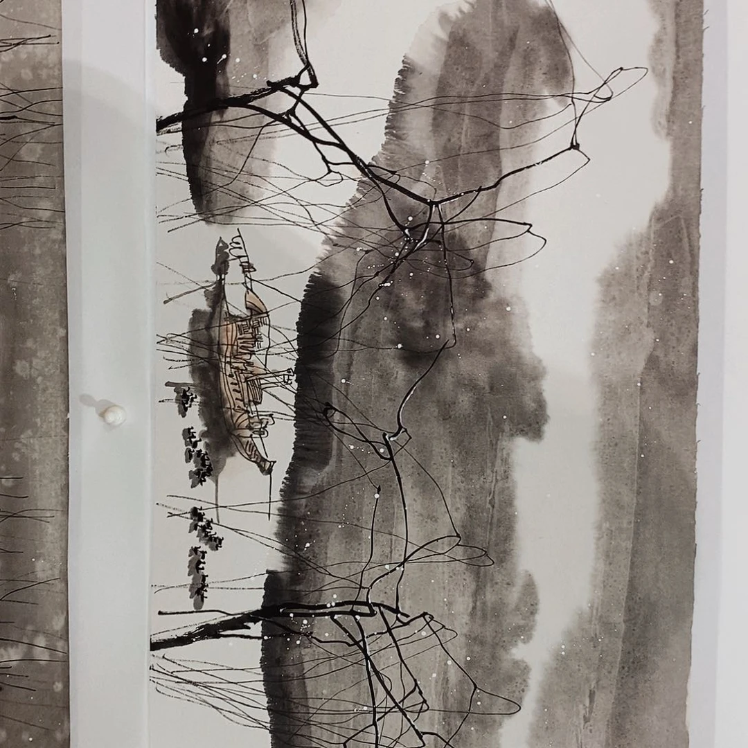 信***念国画书画作品多次参加全国书画