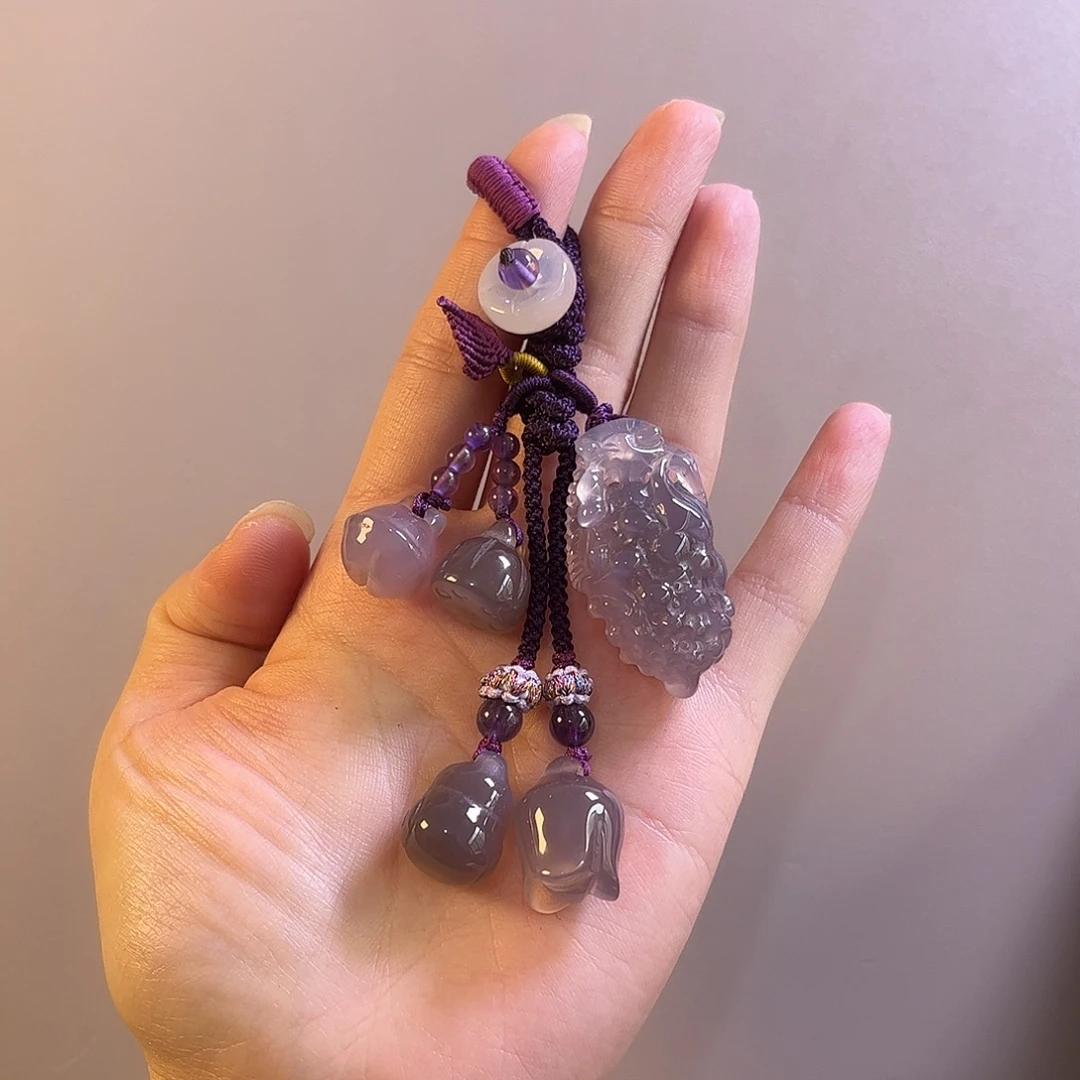 玛瑙/玉髓未镶嵌车挂