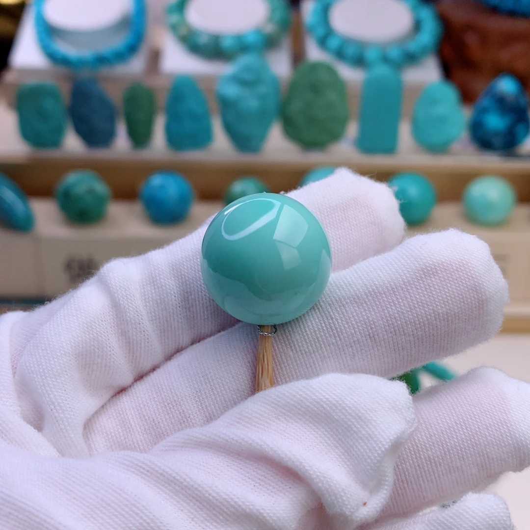 绿松石未镶嵌挂件