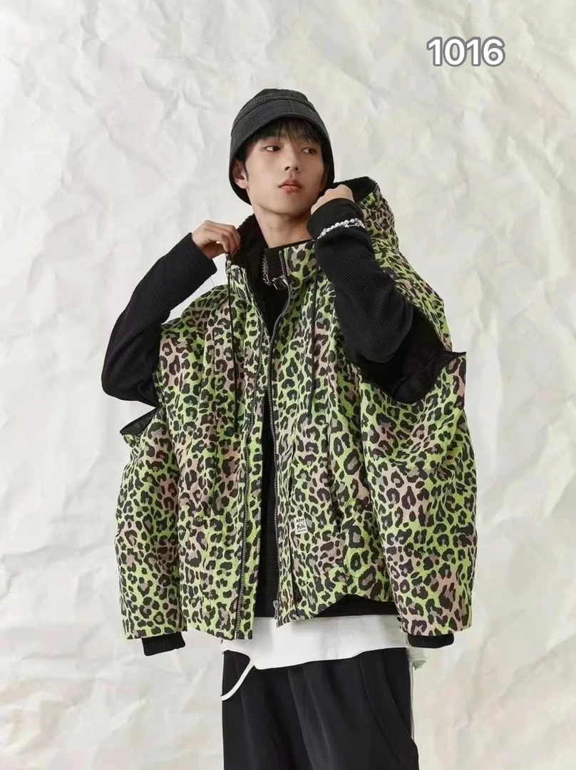 481-迪克沙龙时尚潮牌豹纹羽绒服-2201016