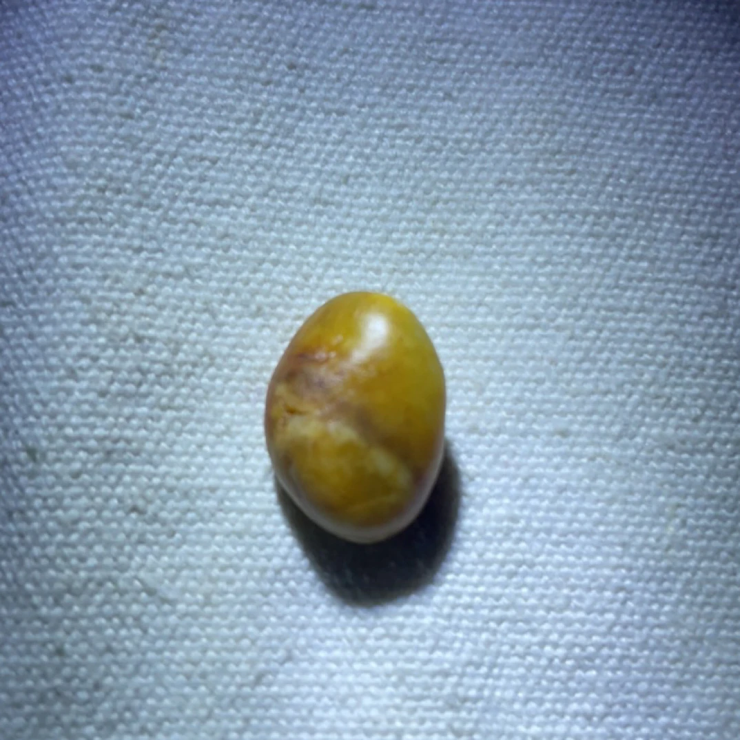 和田玉黄皮手串籽