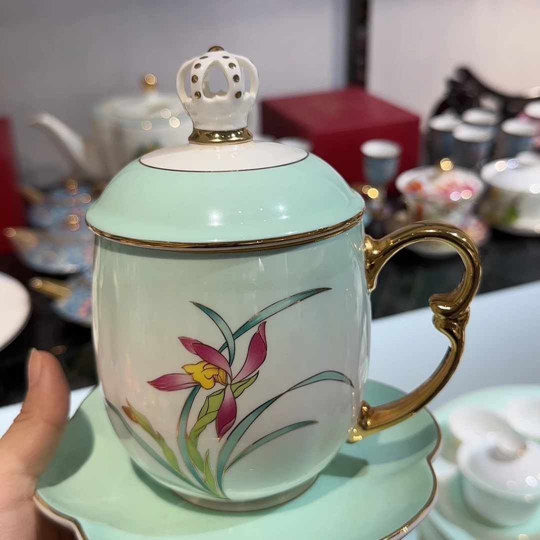 骨瓷珐琅彩工艺制作