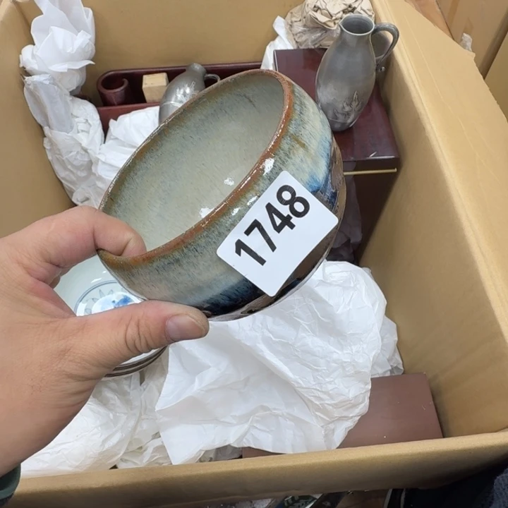 瓷片工艺品摆件瓷器摆件666