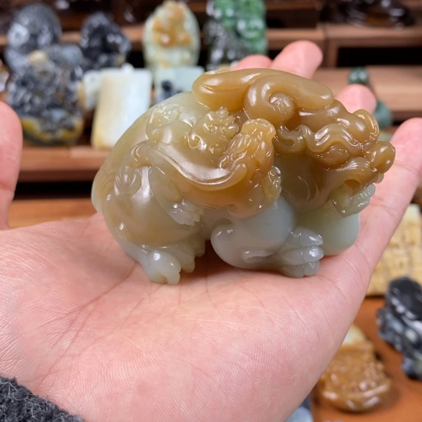 【闪购商品】未镶嵌和田玉把件遇***?