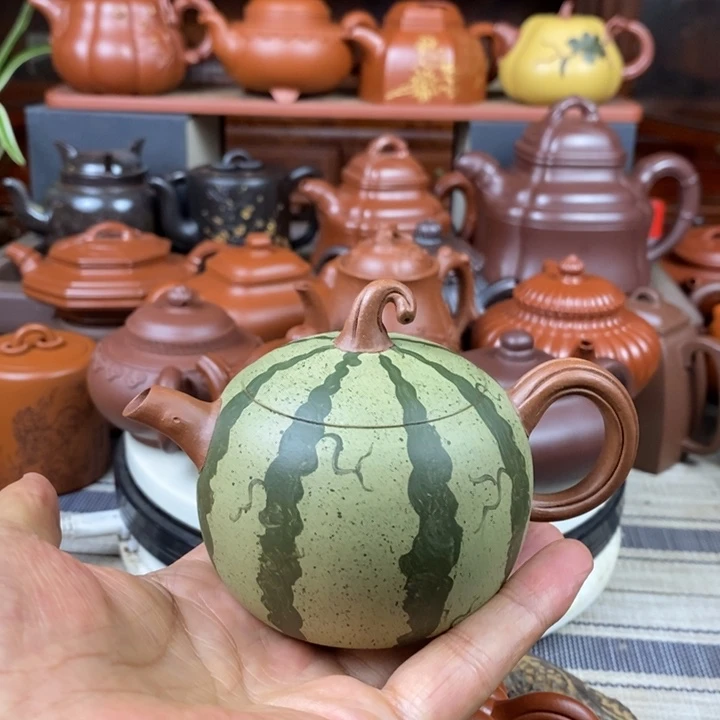 紫砂茶壶西瓜150-200cc特价促销