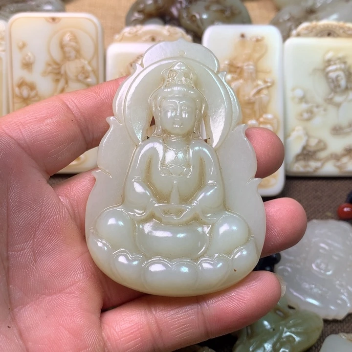 和田玉挂件未镶嵌用****8