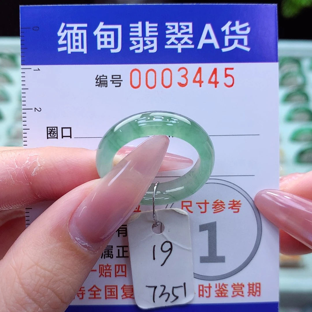 翡翠戒指未镶嵌19号