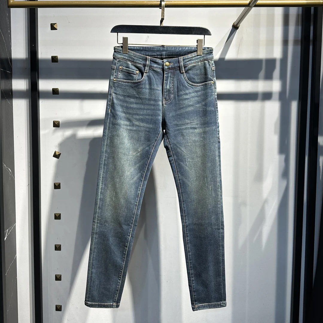 广州NJ原单/春秋高标深蓝色水洗牛仔（E7113）