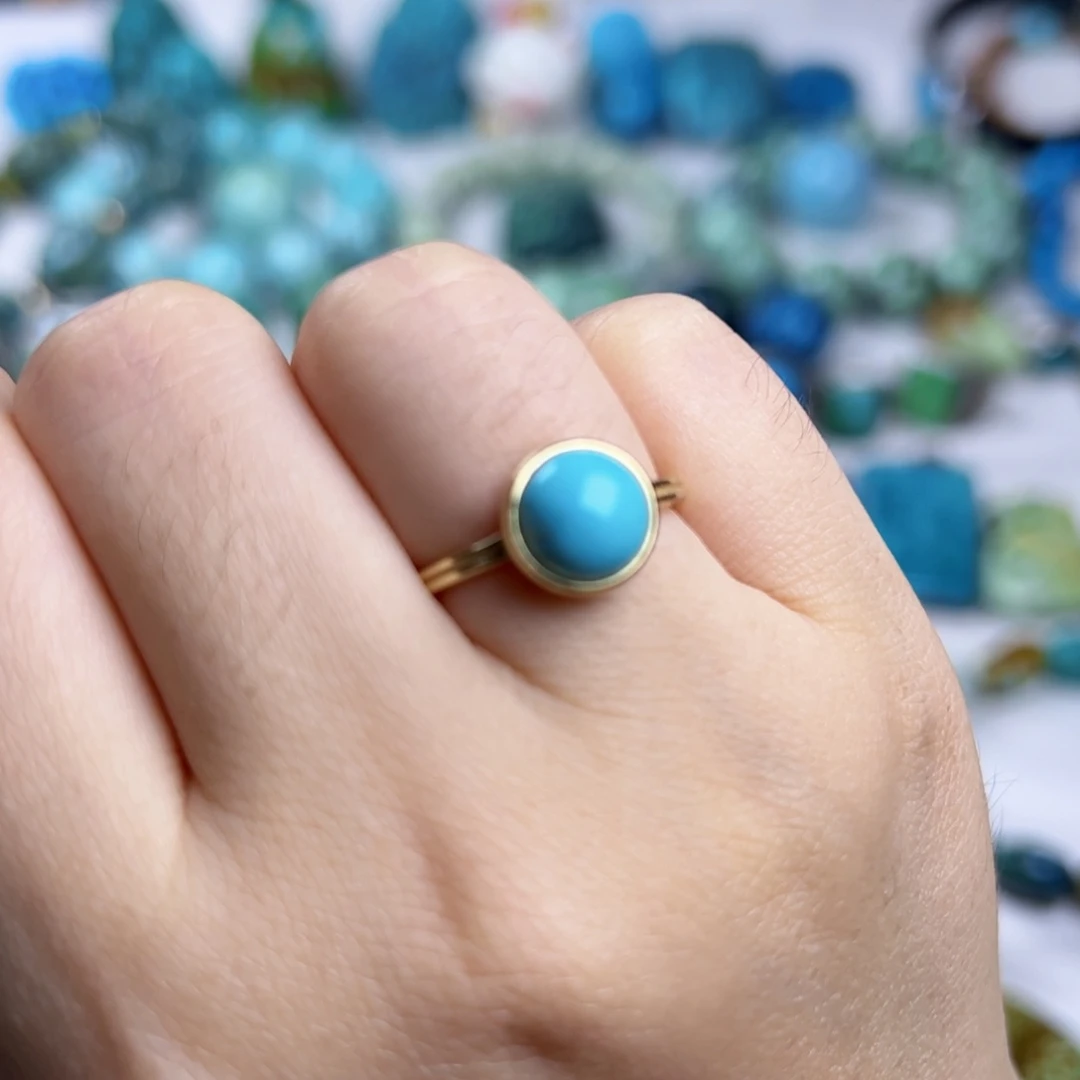 未镶嵌绿松石珠宝奇石