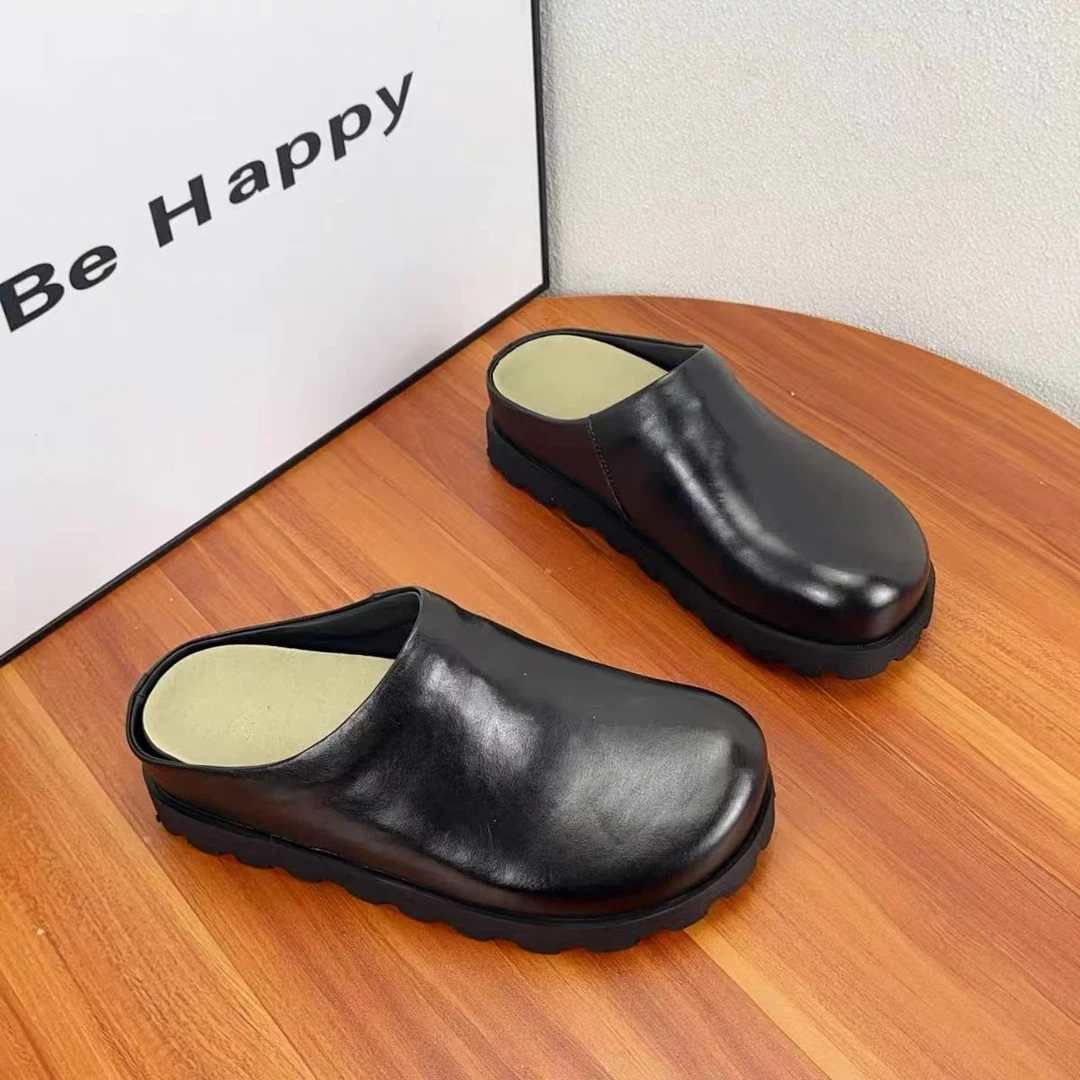 C6084    黑色   夏季休闲时尚新款博肯拖鞋