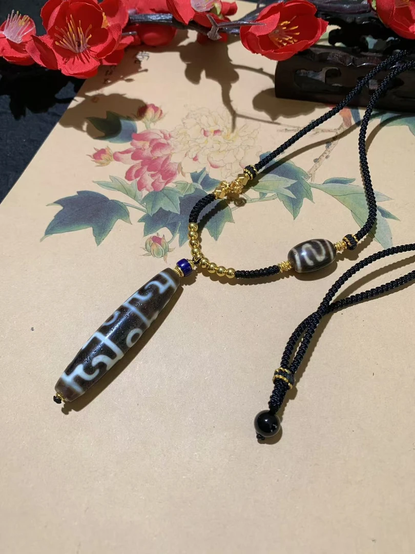 （竖版莲师）玛瑙项链F1219