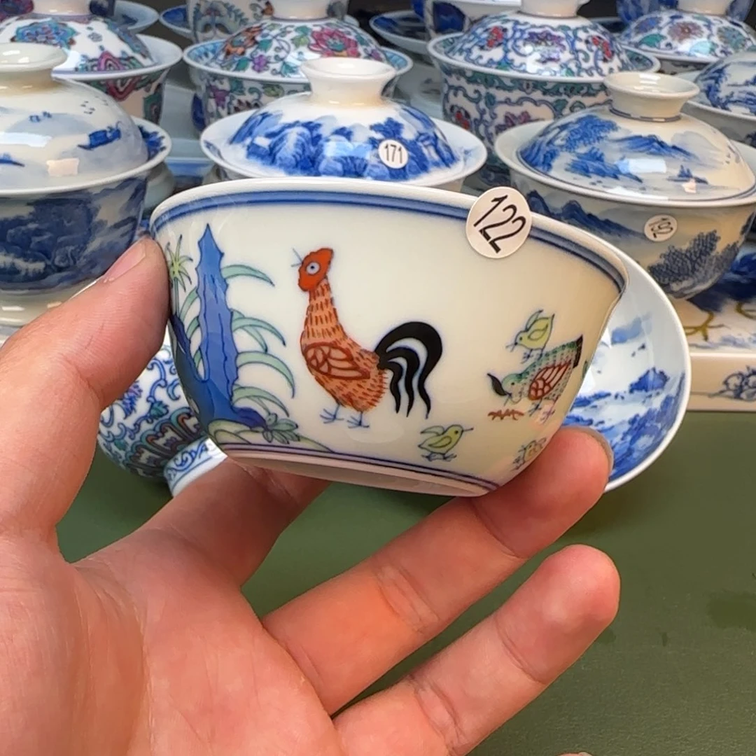 景德镇手工手绘茶具122