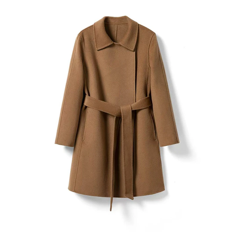 【梅姐粉丝专享】西装领女毛呢外套CR3019-D