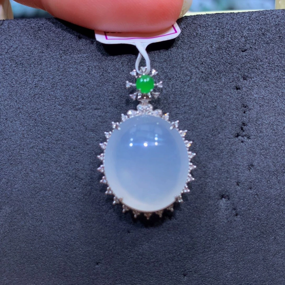 翡翠18K金镶嵌手链翡翠