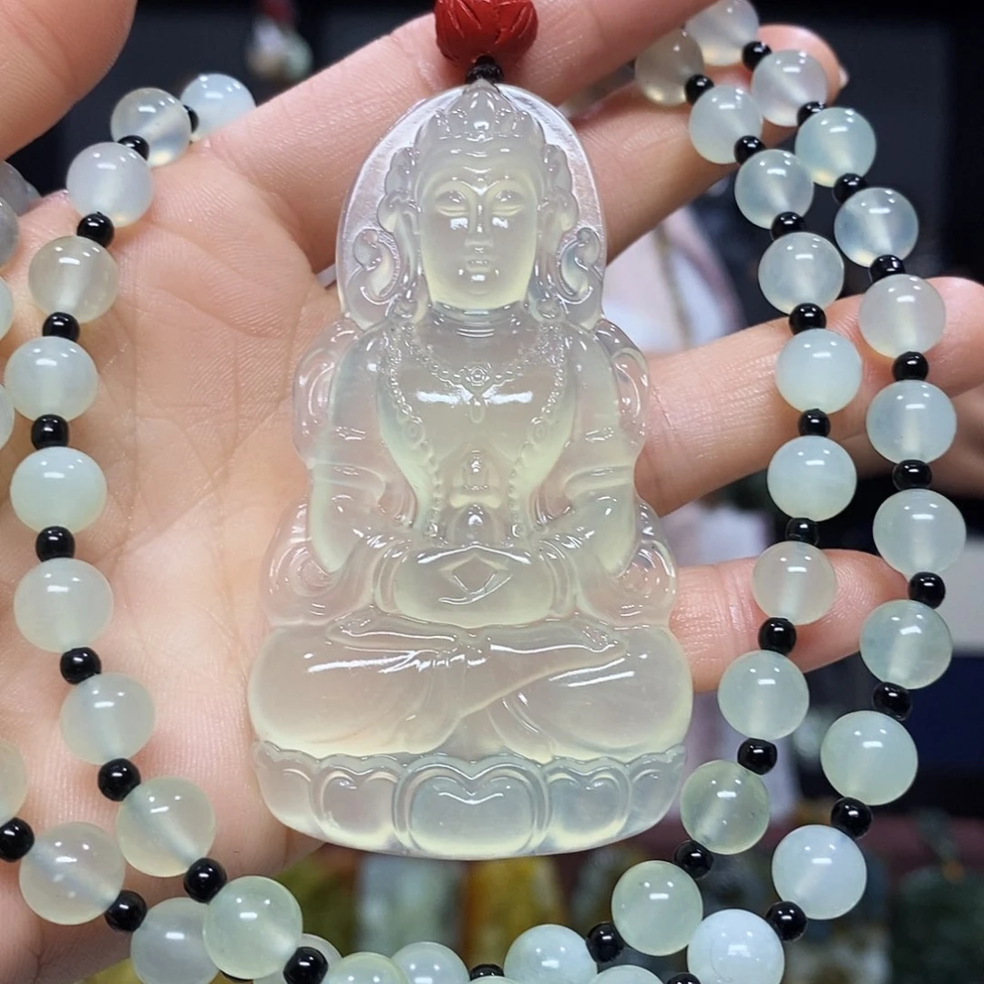 未镶嵌岫玉挂件吊坠