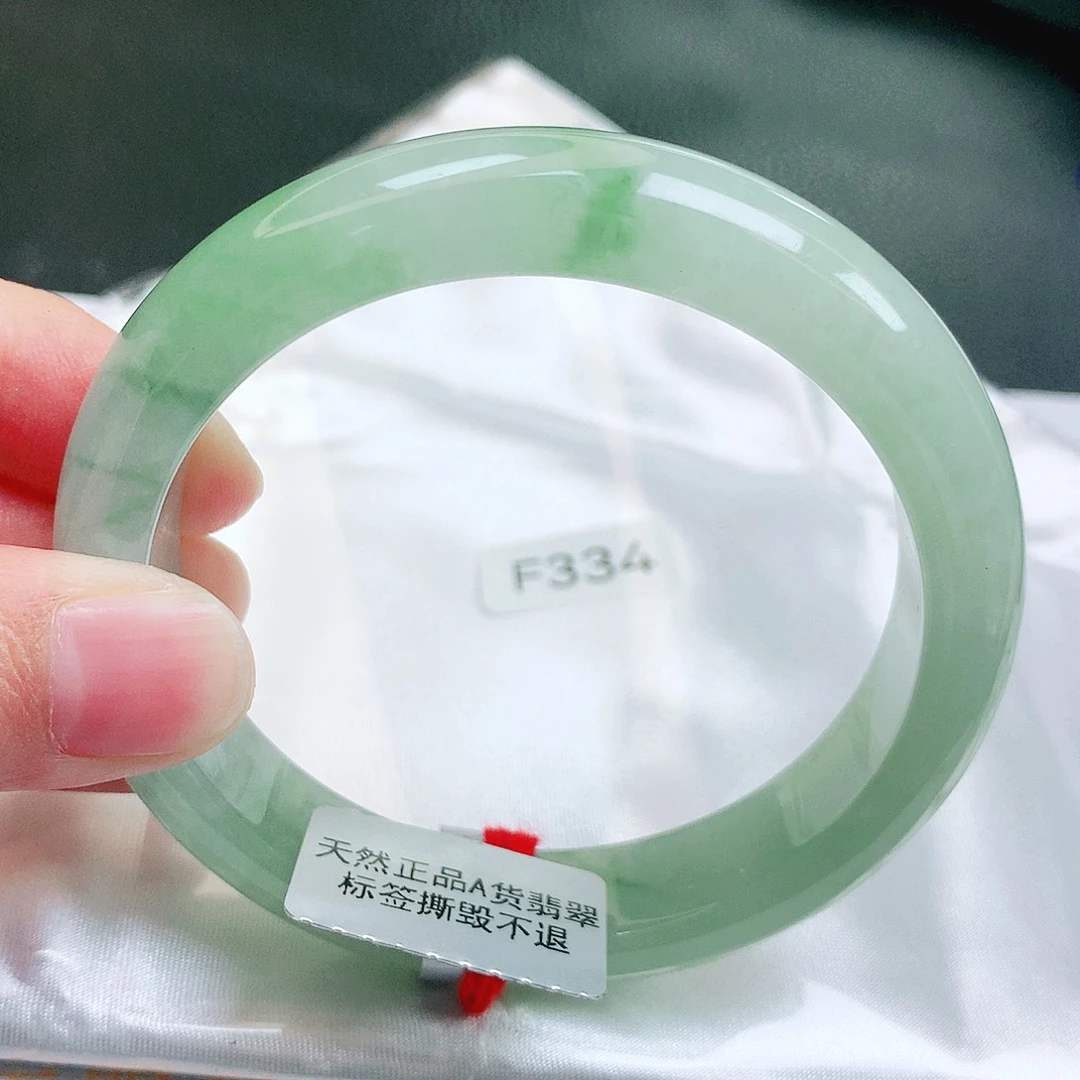 翡翠未镶嵌手镯缅甸天然a货翡翠手镯