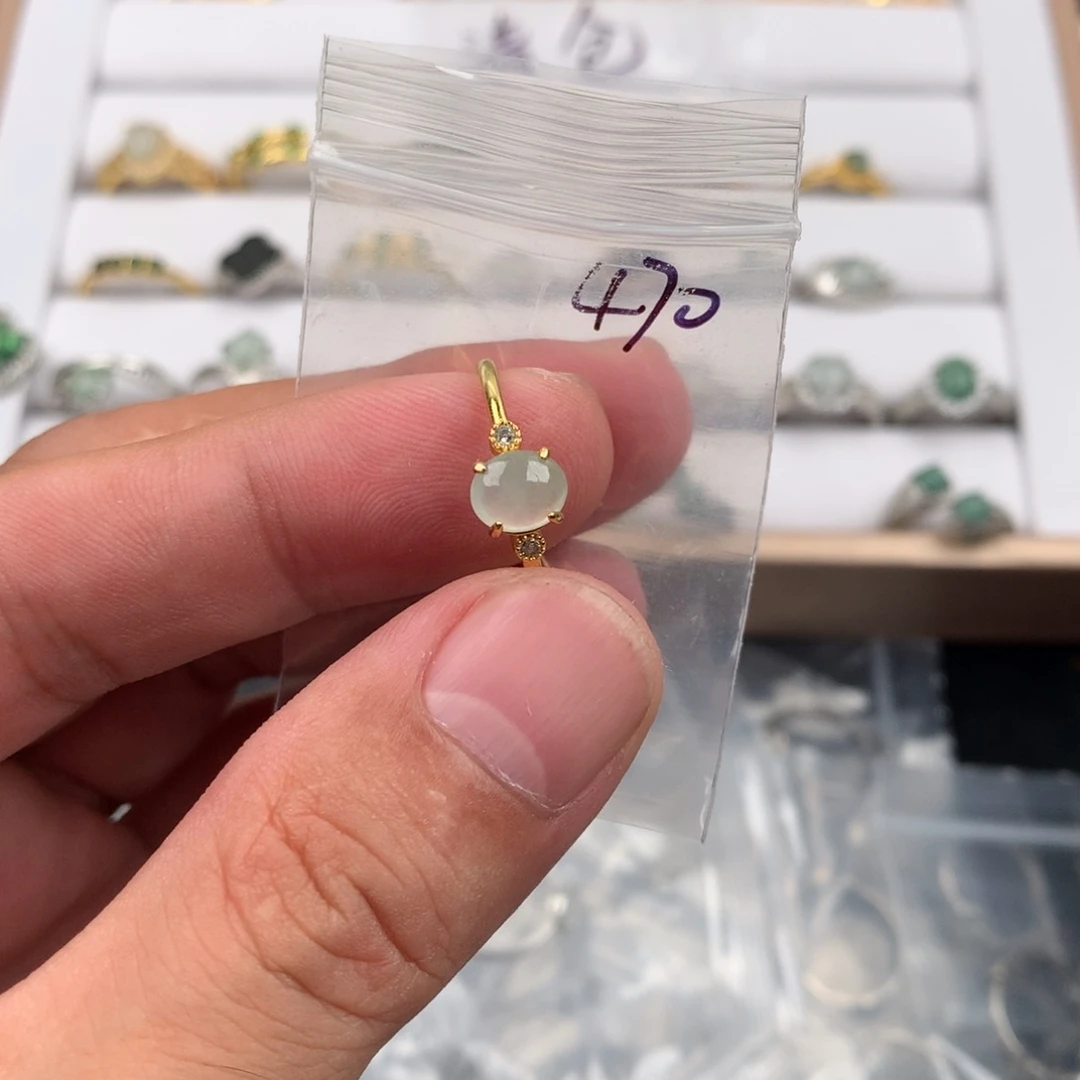 未镶嵌戒指翡翠470