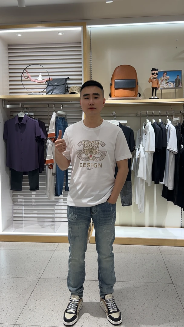 实体店好品质专柜男士短袖体恤23XY63