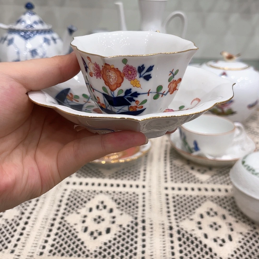 瓷片中古二等葵口杯