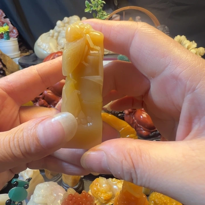 寿山石直播间福利印章芙蓉《一鸣惊人》