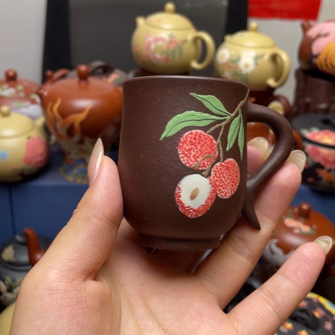 紫砂茶杯紫砂主人杯100cc