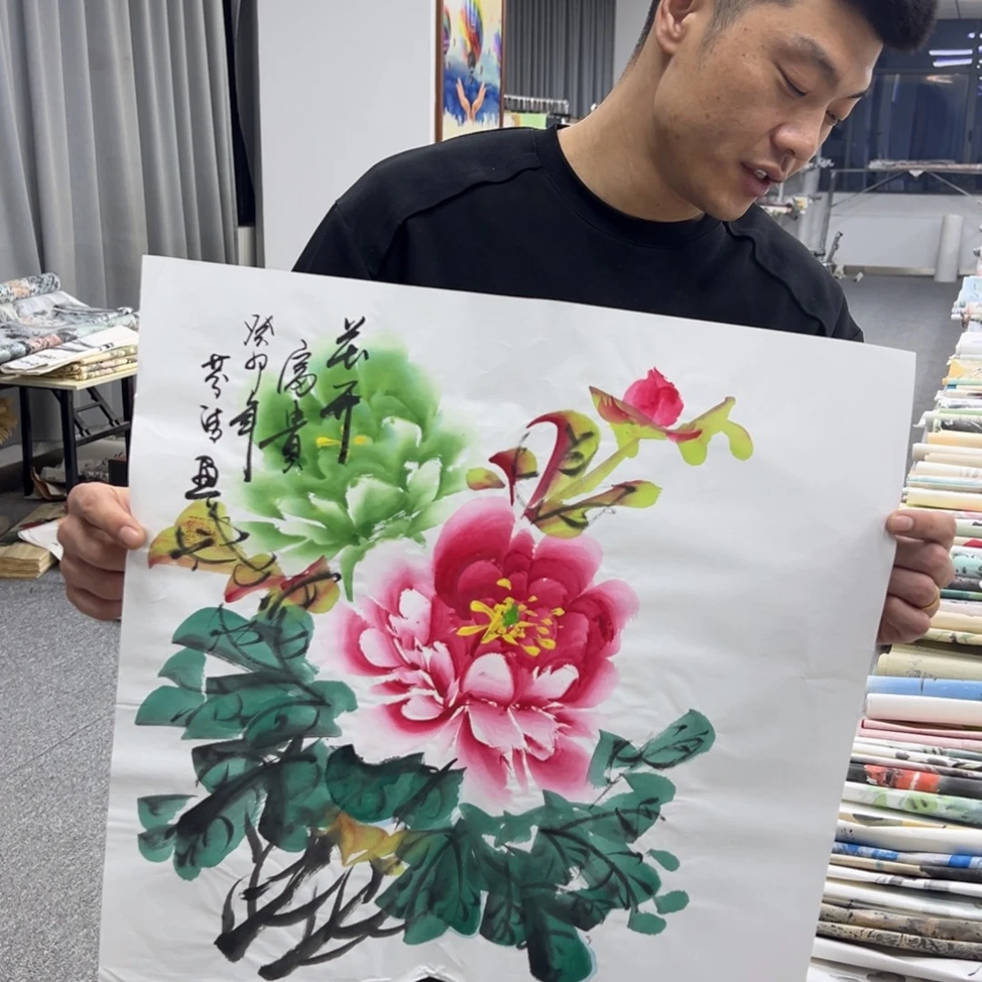 国画纯手绘字画宣纸