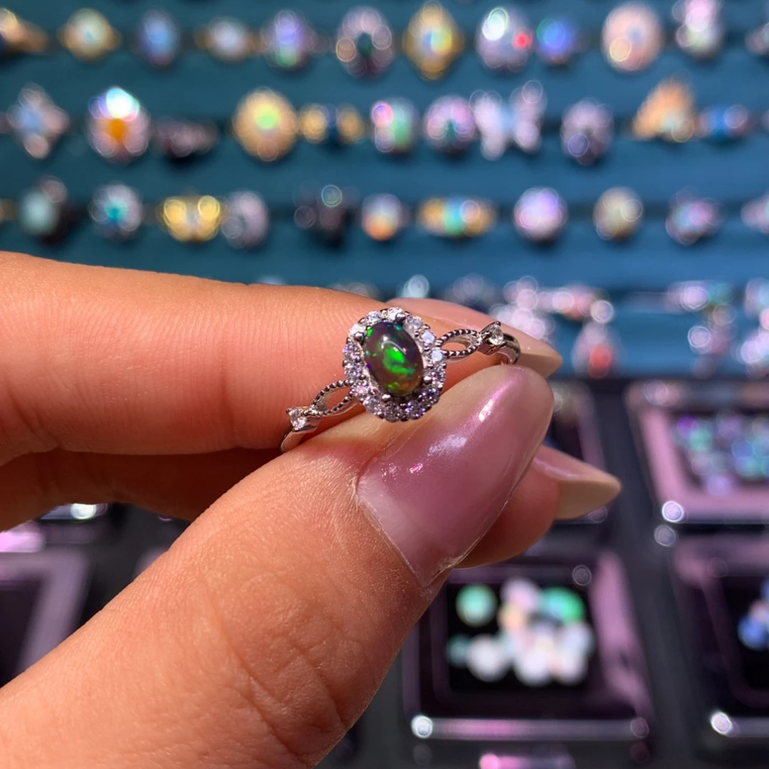 欧泊银S925镶嵌福利款 不退不换