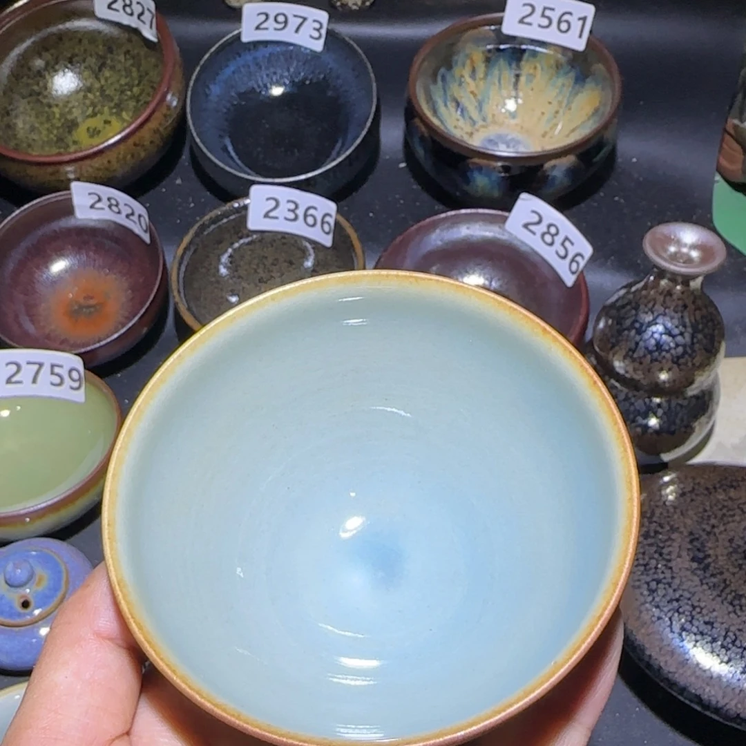 茶盏福建盏茶器束口薄胎