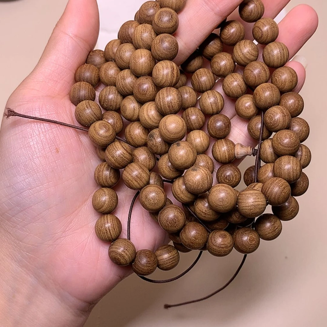 【闪购商品】檀香木手串/手链檀香1.0/108顺纹沉水