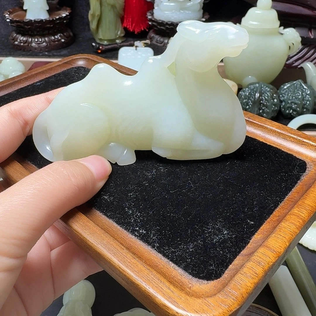 璞***玉新号开播 手把件一件