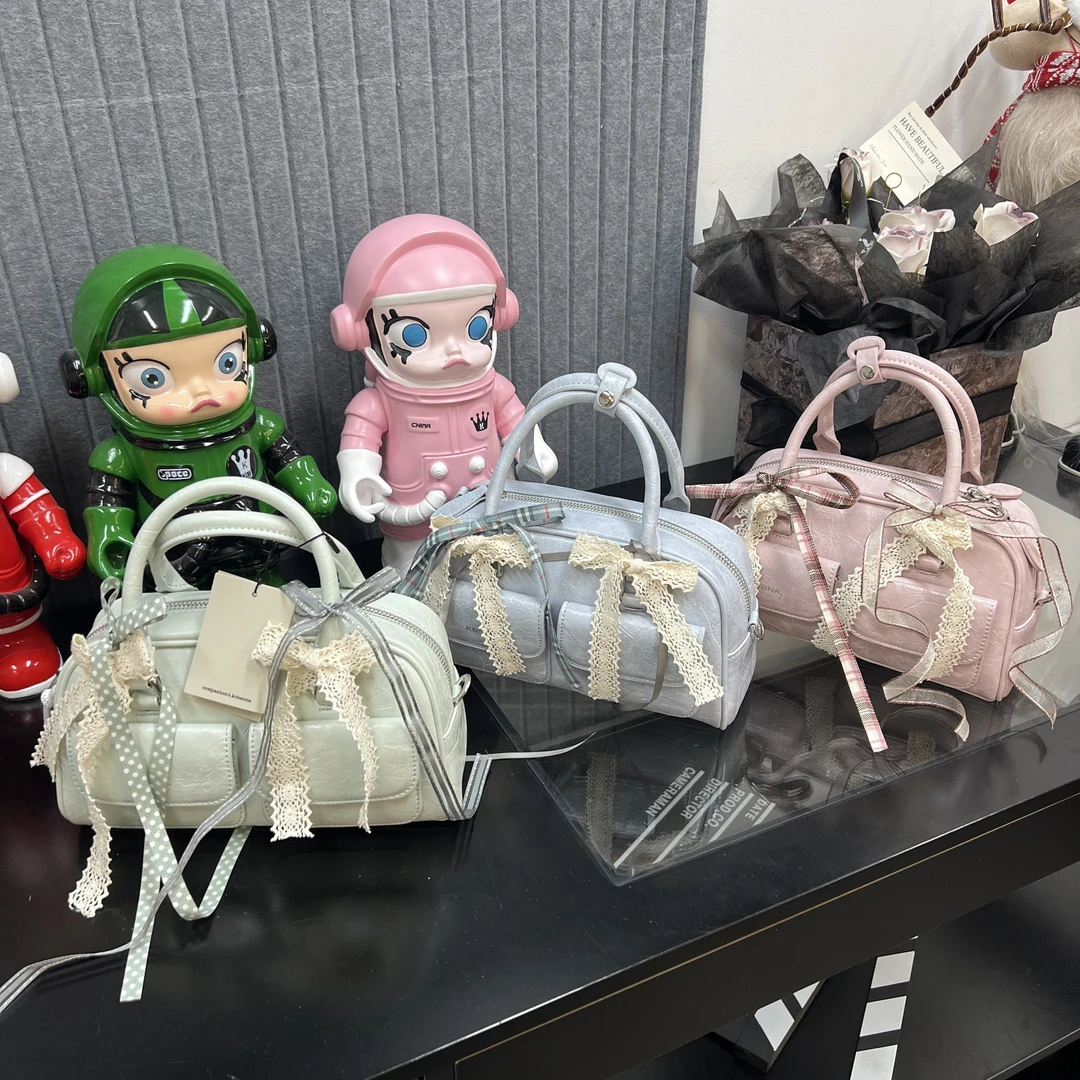 【曼曼】欧货“黄蓝绿粉”2025新款高级感大容量单肩斜挎包