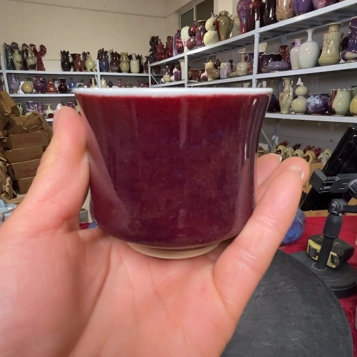 鳯***凰瓷片牛家钧窑牛自恒老师钧瓷