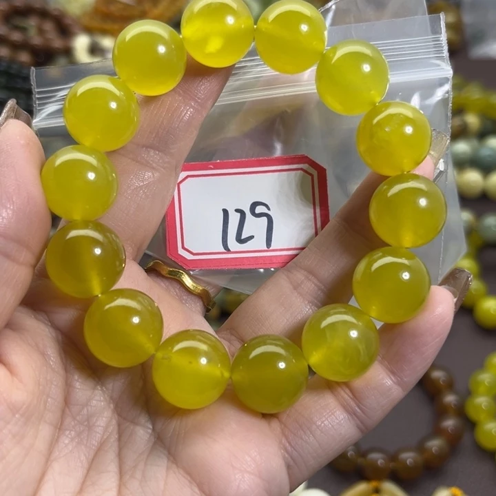 蛇纹石玉未镶嵌手链