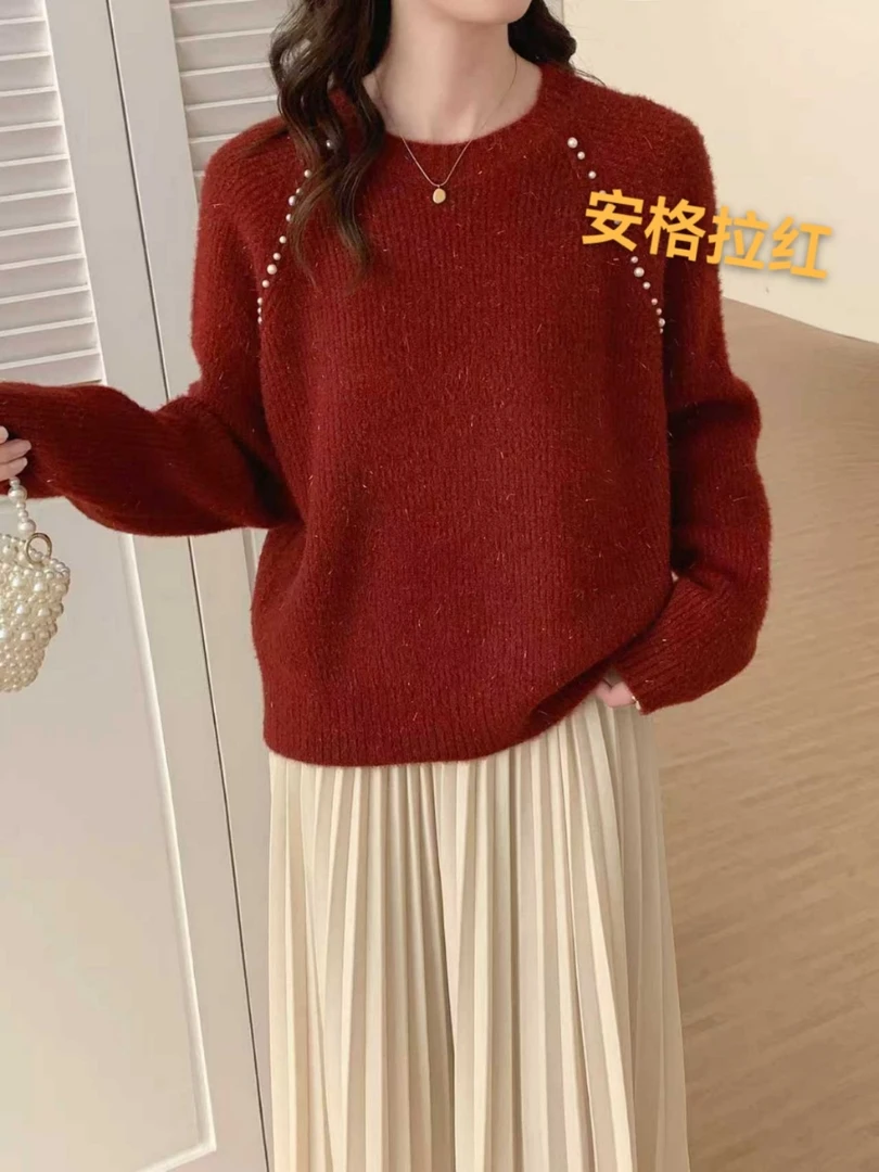 CM503 宝妈珍珠毛衣
